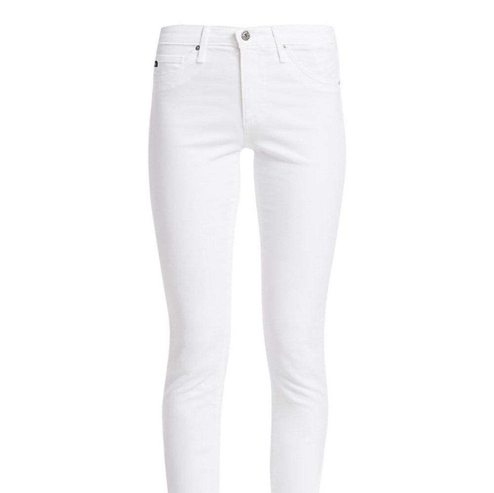 NWT AG Prima White Jeans Size 26